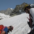 IMG 4285 Luca e Pietro che preparano la corda per camminare sul ghiacciaio