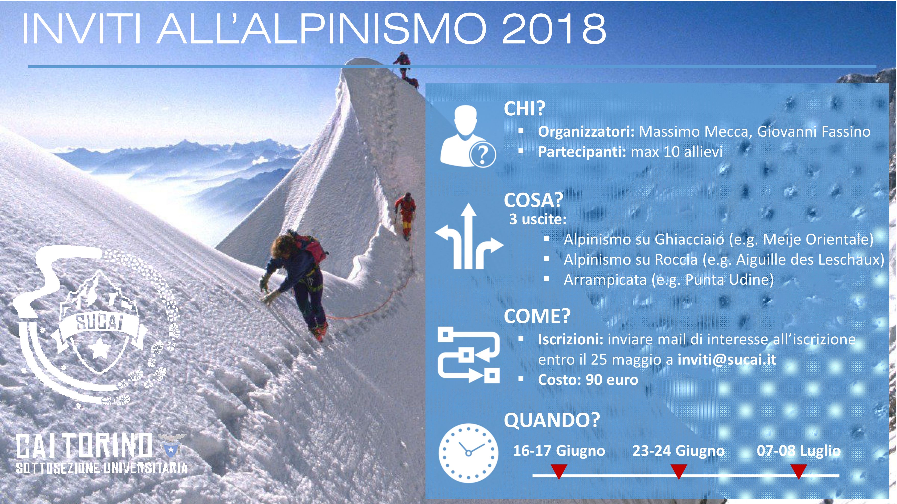 Presentazione Inviti Alpinismo 20181