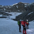 IMG 4431 Cordate sul ghiacciaio che salgono verso l  Albaron