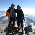 IMG 4464 Io e Andrew in cima all  Albaron